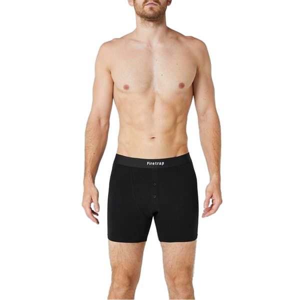 Firetrap Boxershorts för män (2-pack) M Svart Black M