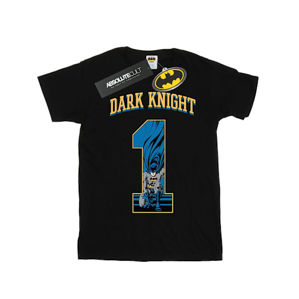 DC Comics Boys Batman Football Dark Knight T-shirt 12-13 år Black 12-13 Years