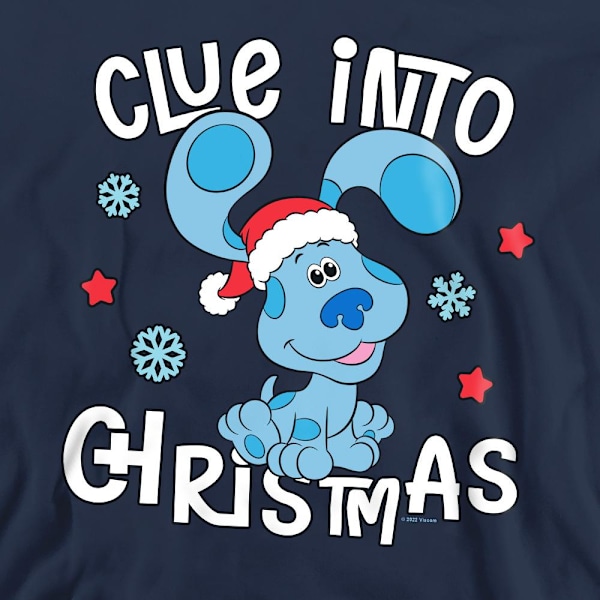 Blue´s Clues & You! Unisex Jultröja för vuxna S Marinblå Navy S