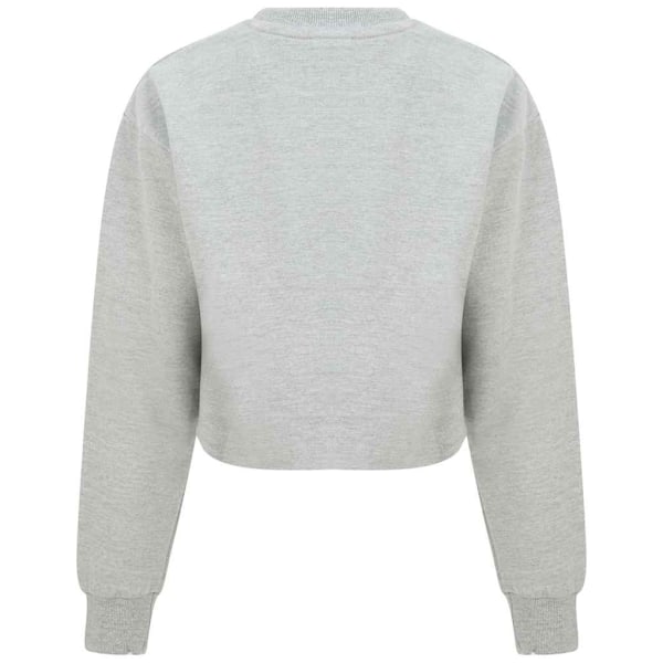 SF Minni Girls Crop Sweatshirt 9-10 år Heather Grey Heather Grey 9-10 Years