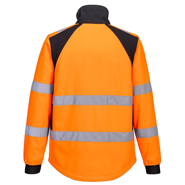 Portwest Herr WX2 Eco Varseljacka 2-lagers Soft Shell XL Orange Orange/Black XL
