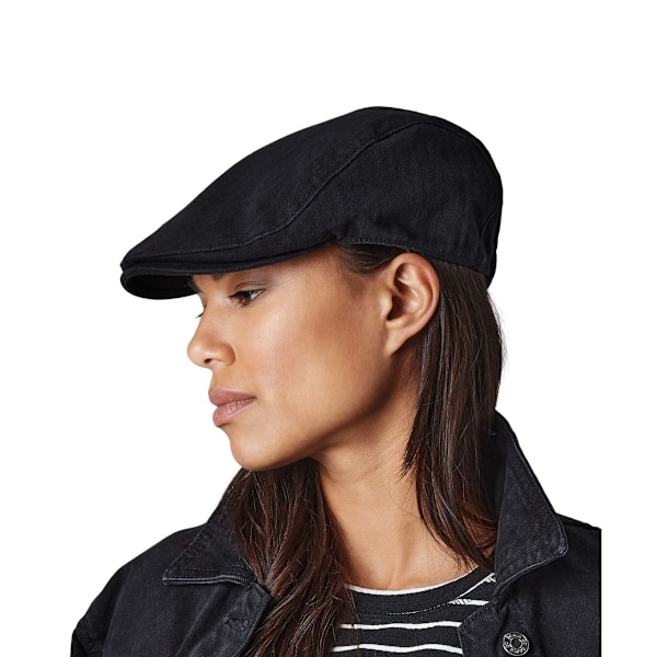 Beechfield Unisex Vuxen Vintage Flat Cap L-XL Svart Black L-XL