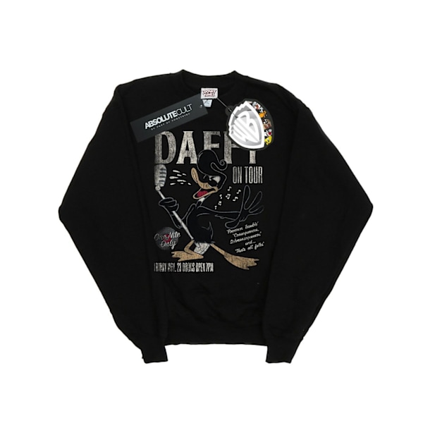 Looney Tunes Herr Daffy Duck Konsertsweatshirt M Svart Black M