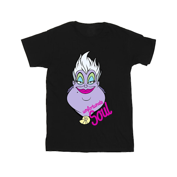 Disney Girls Villains Ursula Unfortunate Soul Bomull T-shirt 5- Black 5-6 Years