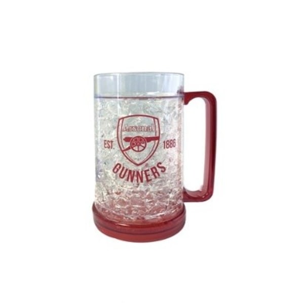 Arsenal FC Official Football Crest Design zer Mug One Size Clear/Red One Size