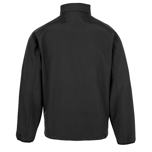 Result Äkta Återvunnen Herr Tryckbar Softshelljacka S Svart Black S