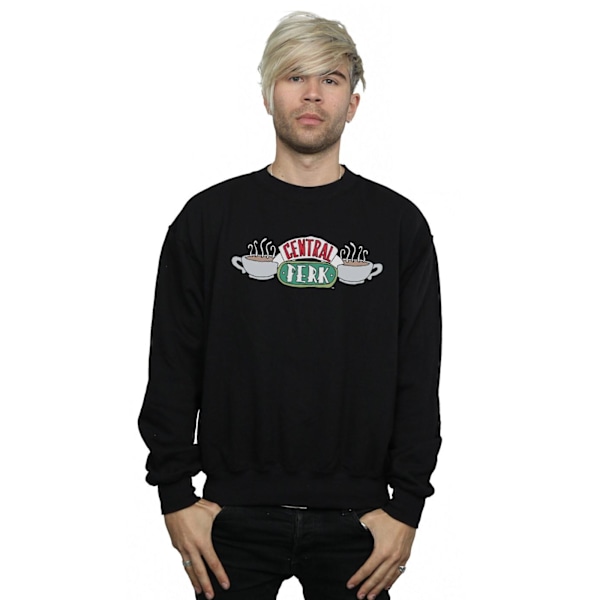 Friends Herr Central Perk Skiss Sweatshirt 5XL Svart Black 5XL