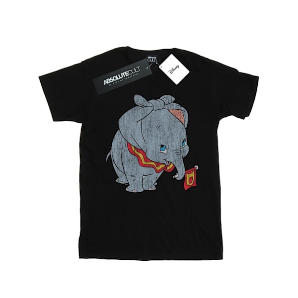 Disney Boys Dumbo Classic Tied Up Ears T-Shirt 9-11 år Svart Black 9-11 Years