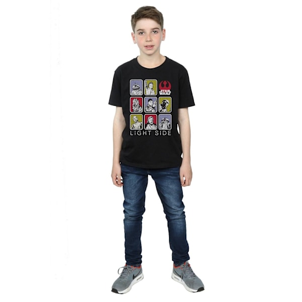 Star Wars Boys The Last Jedi Multi Character T-Shirt 12-13 år Black 12-13 Years