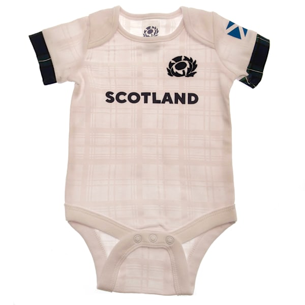 Skottland RU Baby 2023-2024 Body (2-pack) 3-6 månader Vit White/Navy 3-6 Months