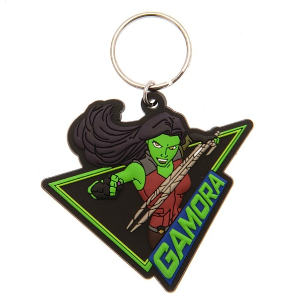 Guardians Of The Galaxy Gamora Nyckelring One Size Svart/Grön/Röd Black/Green/Red One Size