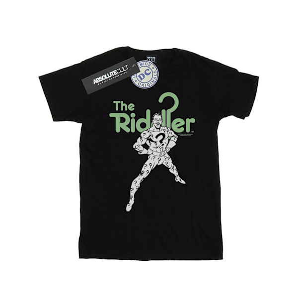 DC Comics The Riddler Mono Action Pose T-shirt M Svart Black M