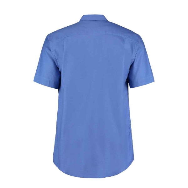 Kustom Kit Herr Workwear Oxford Klassisk kortärmad skjorta 22i Italian Blue 22in