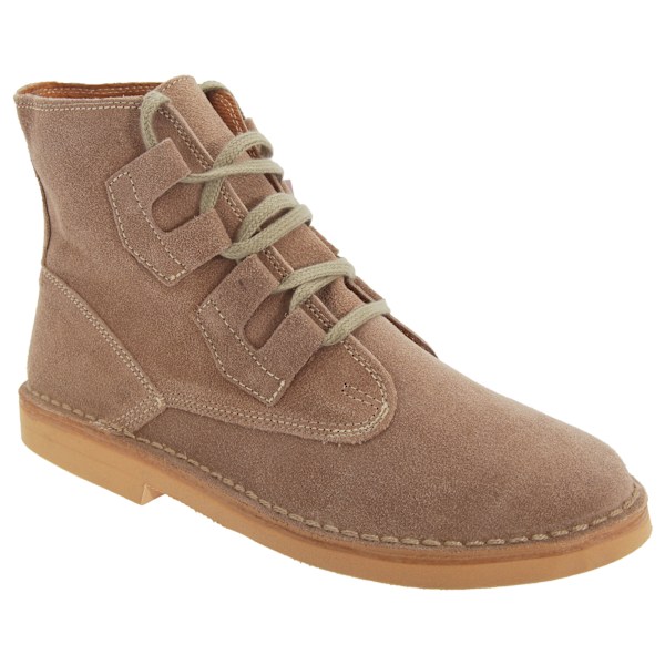 Roamers Ghillie Tie Real Suede Desert Boots 11 UK Dark Taupe för män Dark Taupe 11 UK