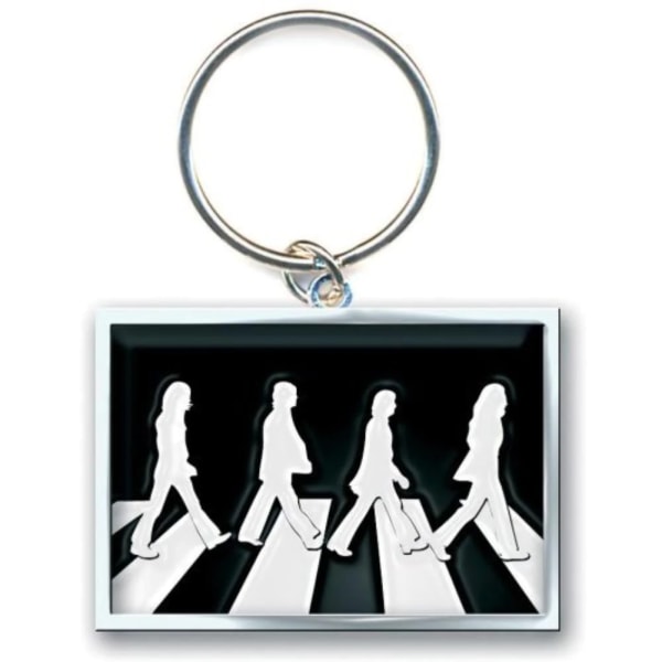 The Beatles Abbey Road Crossing Die Cut Nyckelring One Size Svart/ Black/White One Size