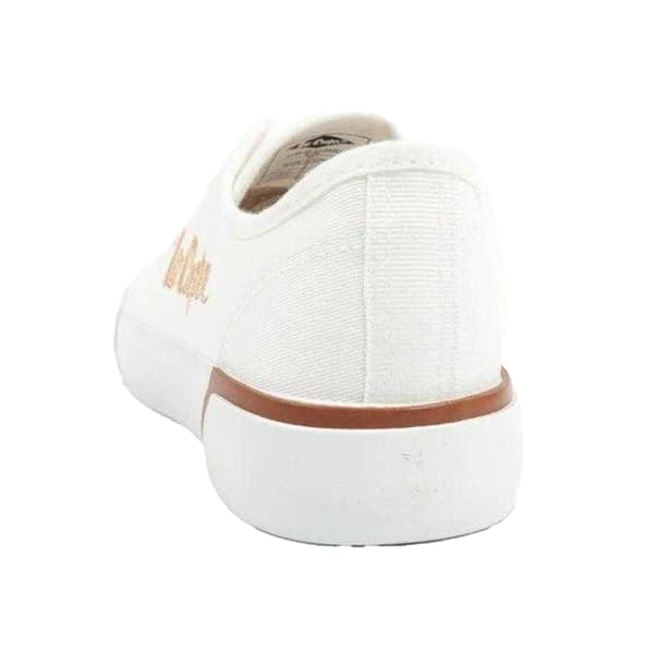 Lee Cooper Dam/Dam Gul Logotyp Träningsskor 7 UK Vit White 7 UK