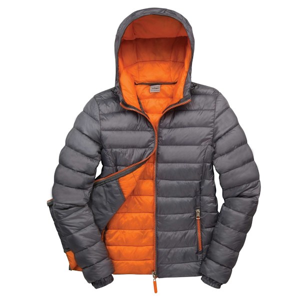 Result Urban Dam/Kvinnor Snowbird Huvjacka 2XL Grå/Orange Grey/Orange 2XL