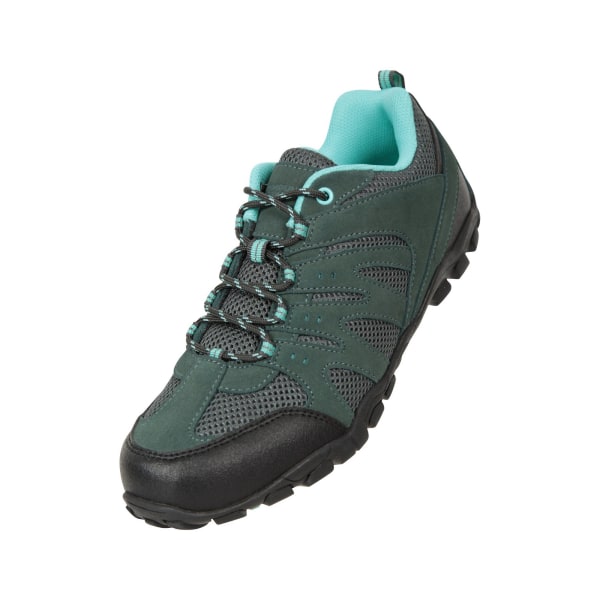 Mountain Warehouse Womens/Ladies Outdoor II Suede Walking Shoes Dark Grey/Petrol 9 UK