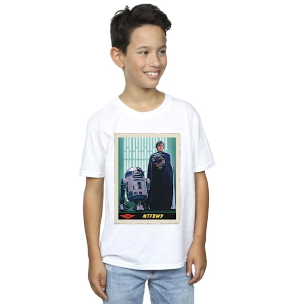 Star Wars Boys The Mandalorian MTFBWY T-shirt 12-13 år Vit White 12-13 Years