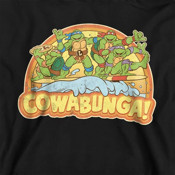 TMNT Barn/Ungdom Cowabunga Grupp Pullover Hoodie 7-8 År A Athletic Heather 7-8 Years