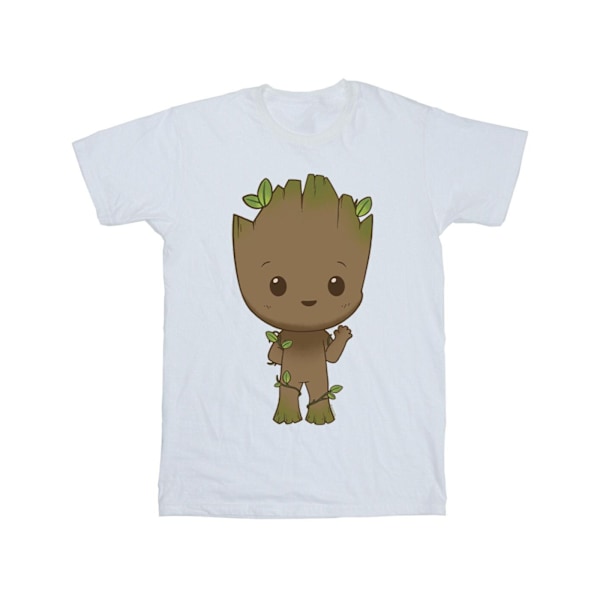 Marvel herr I Am Groot Chibi Wave Pose T-shirt 4XL vit White 4XL