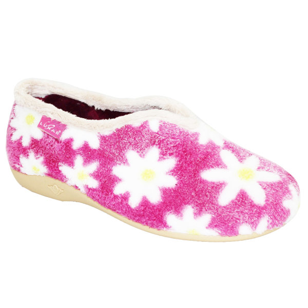 Lunar Dam/Dam Daisy Slippers 5 UK Pink Pink 5 UK