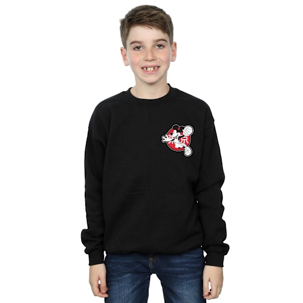 Disney Boys Mickey Mouse Dunking Sweatshirt 7-8 år Svart Black 7-8 Years