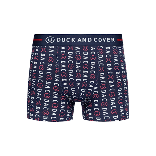 Duck and Cover Mens Stamper Boxer Shorts (3-pack) L Marinblå/Blå Navy/Blue L