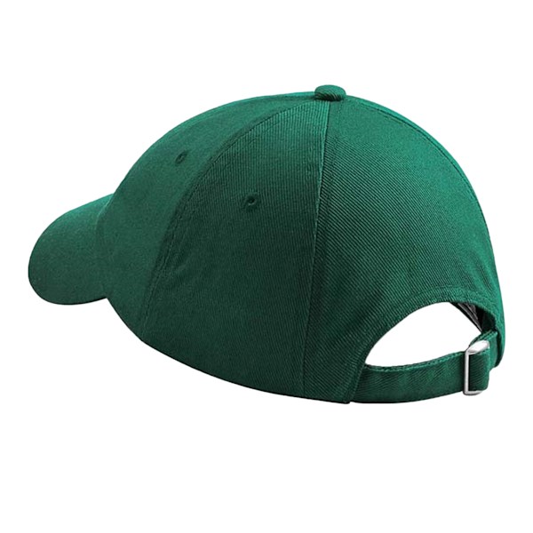 Beechfield Unisex Lågprofilerad Tung Bomullsborrkeps / Huvudbonad Bottle Green One Size