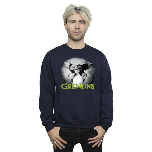 Gremlins Herrskrämd Grön Sweatshirt 5XL Marinblå Navy Blue 5XL