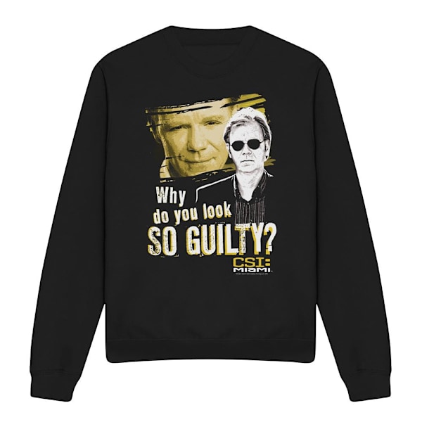 CSI: Miami Unisex Vuxen So Guilty Sweatshirt M Svart Black M