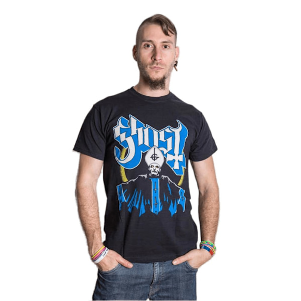 Ghost Unisex Adult Papa & Band T-Shirt S Svart Black S