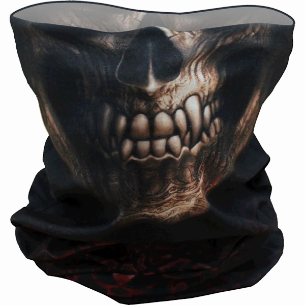 Spiral Direct Goth Skull Snood One Size Black Black One Size