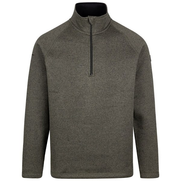 Trespass Corsham Marl Halvzip Fleece Top S Mörk Vin för Herr Dark Vine S