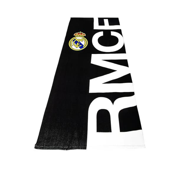 Real Madrid CF Halv Crest Strandhandduk One Size Svart Black One Size