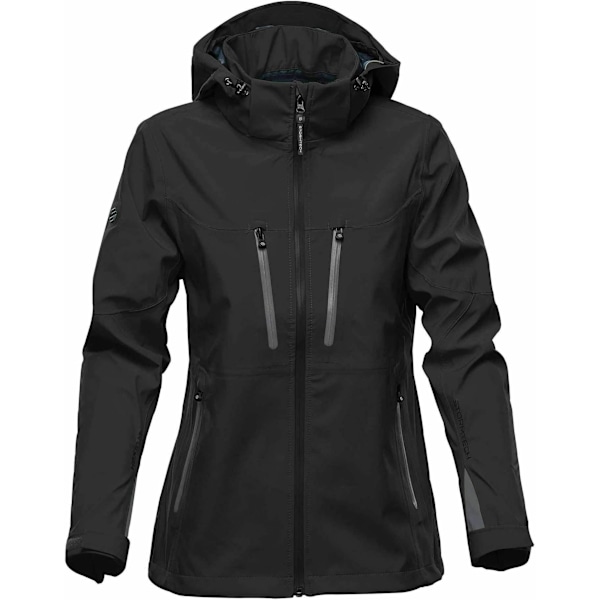 Stormtech Dam/Kvinnor Patrol Huvförsedd Softshelljacka M Svart Black/Carbon M