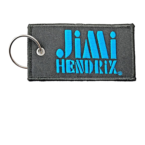 Jimi Hendrix Stencil Logo Nyckelring One Size Mörkgrå/Blå Dark Grey/Blue One Size