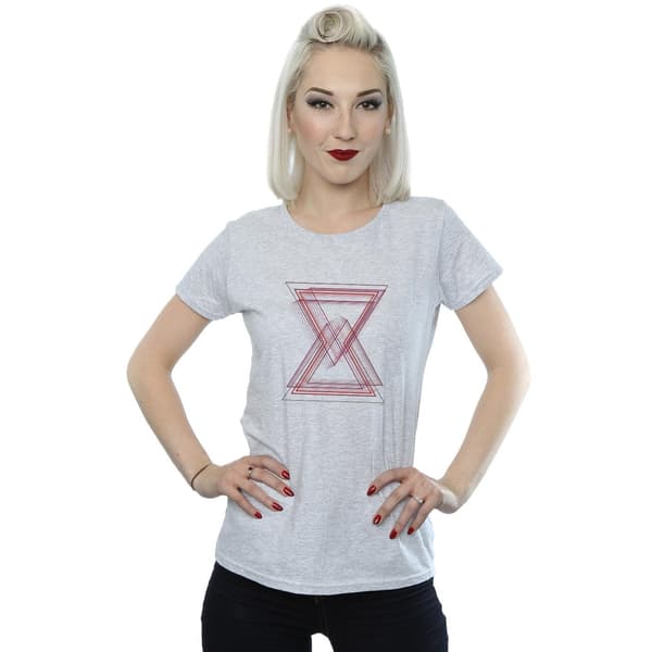 Marvel Dam/Dam Avengers Infinity War Black Widow Lines Co Sports Grey XL