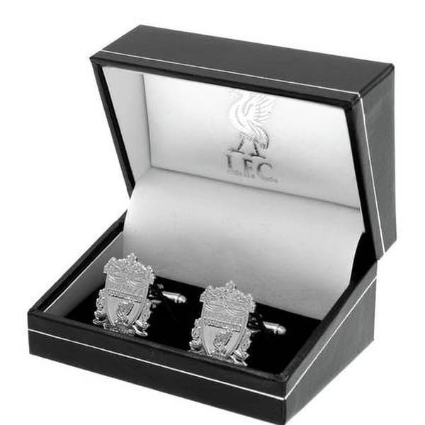 Liverpool FC Crest Boxed Silver Plated Manschettknappar One Size Silver Silver One Size