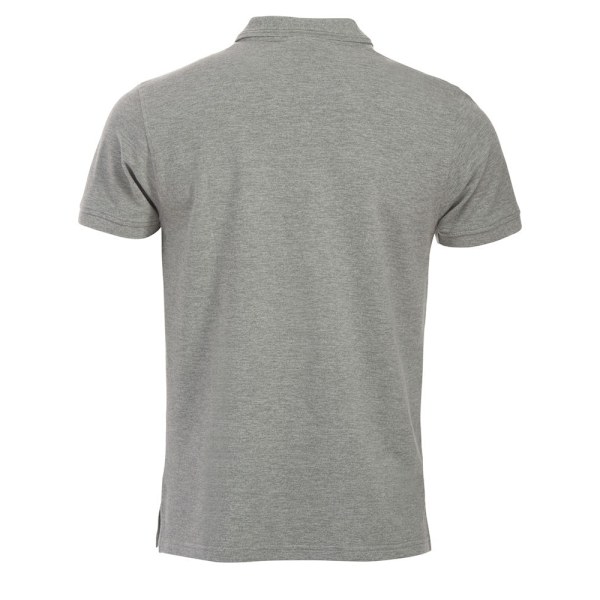 Clique Herr Manhattan Melange Poloshirt M Grå Grey M