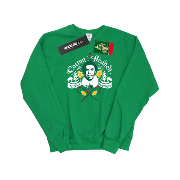 Elf Dam/Damer Headed Ninny Muggins Sweatshirt L Irländsk Grön Irish Green L