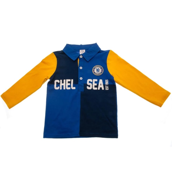 Chelsea FC Barn/Barn Rugbytröja 9-12 månader Blå/Marin/Gul Blue/Navy/Yellow 9-12 Months