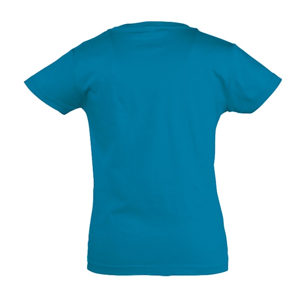 SOLS Flickor Cherry Kortärmad T-shirt 8 år Aqua Aqua 8yrs