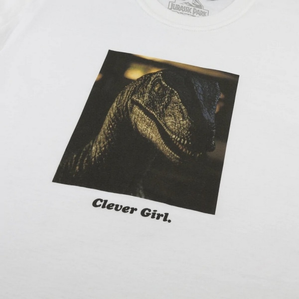Jurassic Park Män Clever Girl T-Shirt M Vit White M