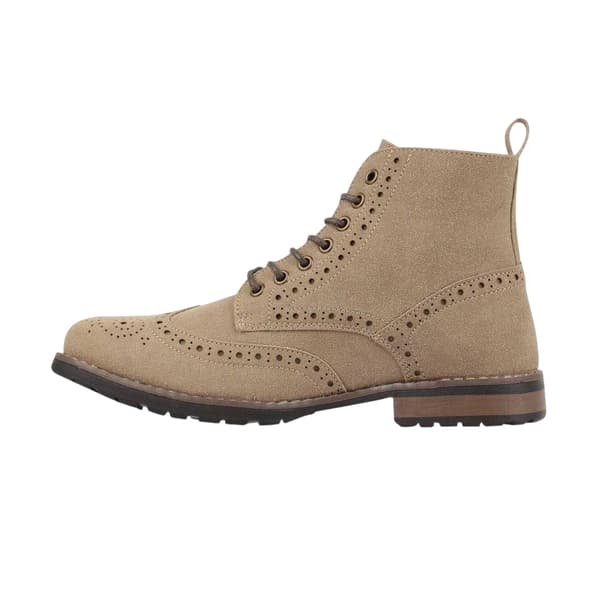 Nicholas Deakins Herr Brogue Detaljer Blockklack Stövlar 7 UK Ca Camel 7 UK