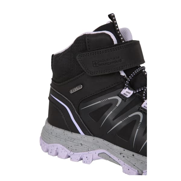 Mountain Warehouse Crossroad Vandringskängor för barn 3 UK Black 3 UK