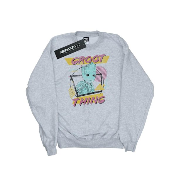 Marvel Mens Guardians Of The Galaxy Vol. 2 Groot Thing Sweatshirt XXL Sports Grey Sports Grey XXL