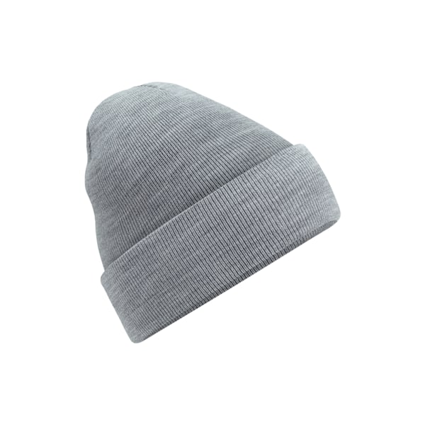 Beechfield Unisex Original Cuffed Beanie Vintermössa En Storlek Aska Ash One Size