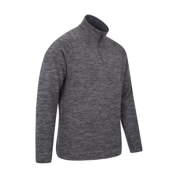 Mountain Warehouse Herr Snowdon II Fleecetröja L Kolgrå Charcoal L