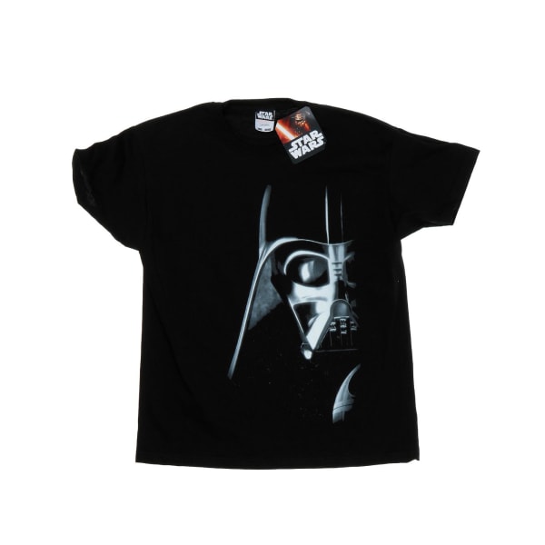 Star Wars Boys Darth Vader Face T-shirt 5-6 år Svart Black 5-6 Years